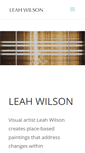 Mobile Screenshot of leahwilson.com